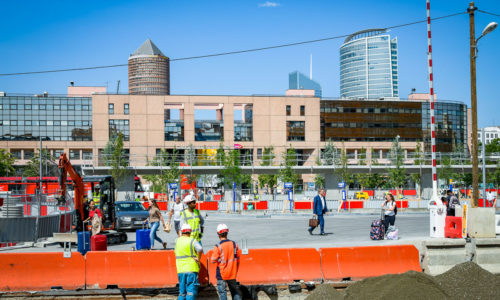 Place Francfort Chantier